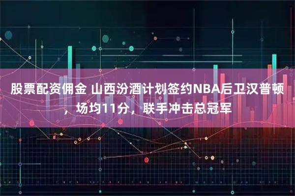 股票配资佣金 山西汾酒计划签约NBA后卫汉普顿，场均11分，联手冲击总冠军